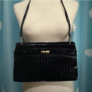 Amanda Smith Parents Leather Vinyl Bag